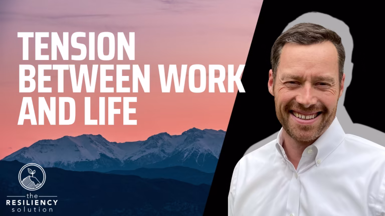 Tension Between Work and Life video title card