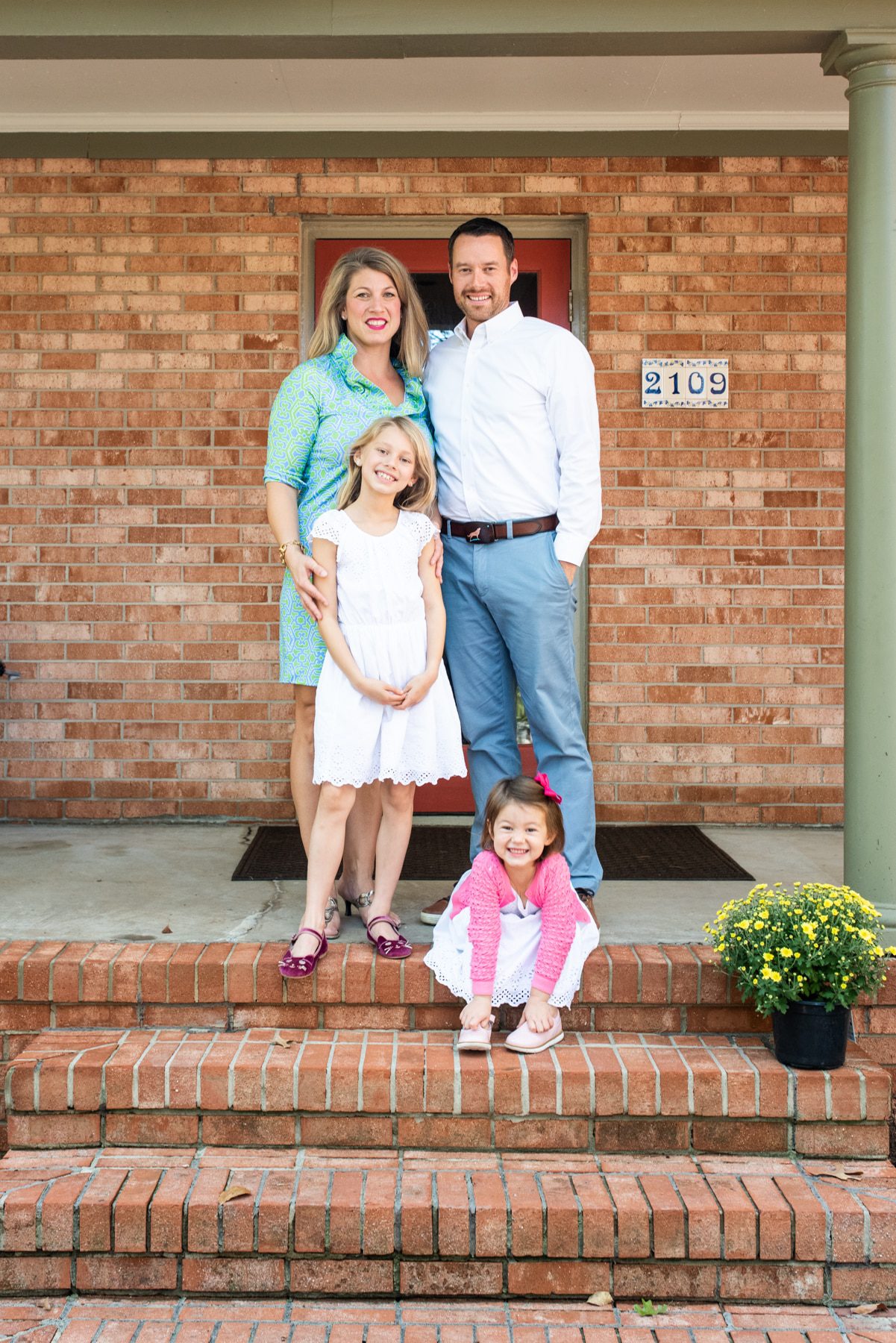 Kim Jeffs with her family